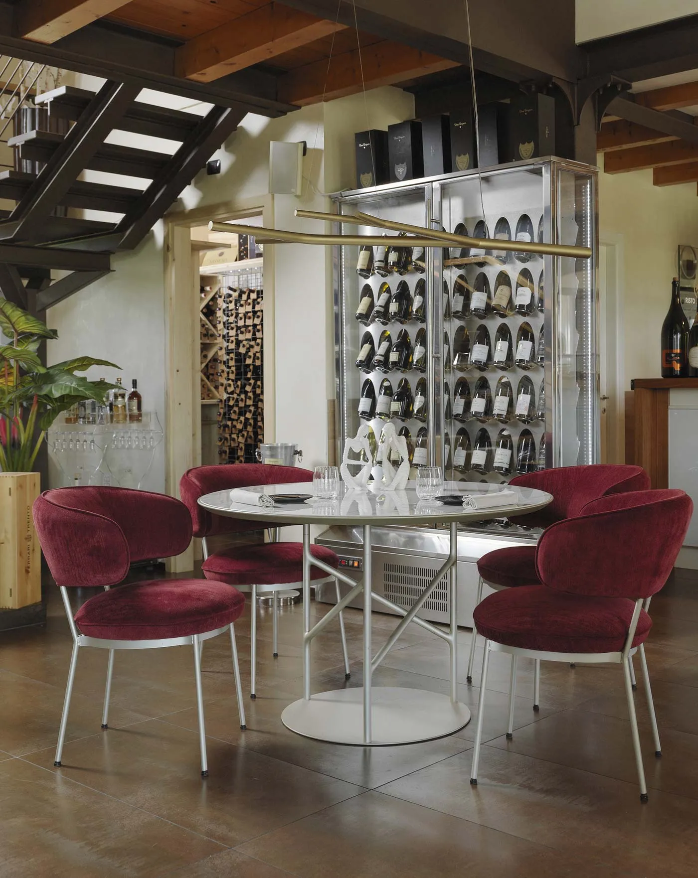 VENDOME upholstered fabric chair