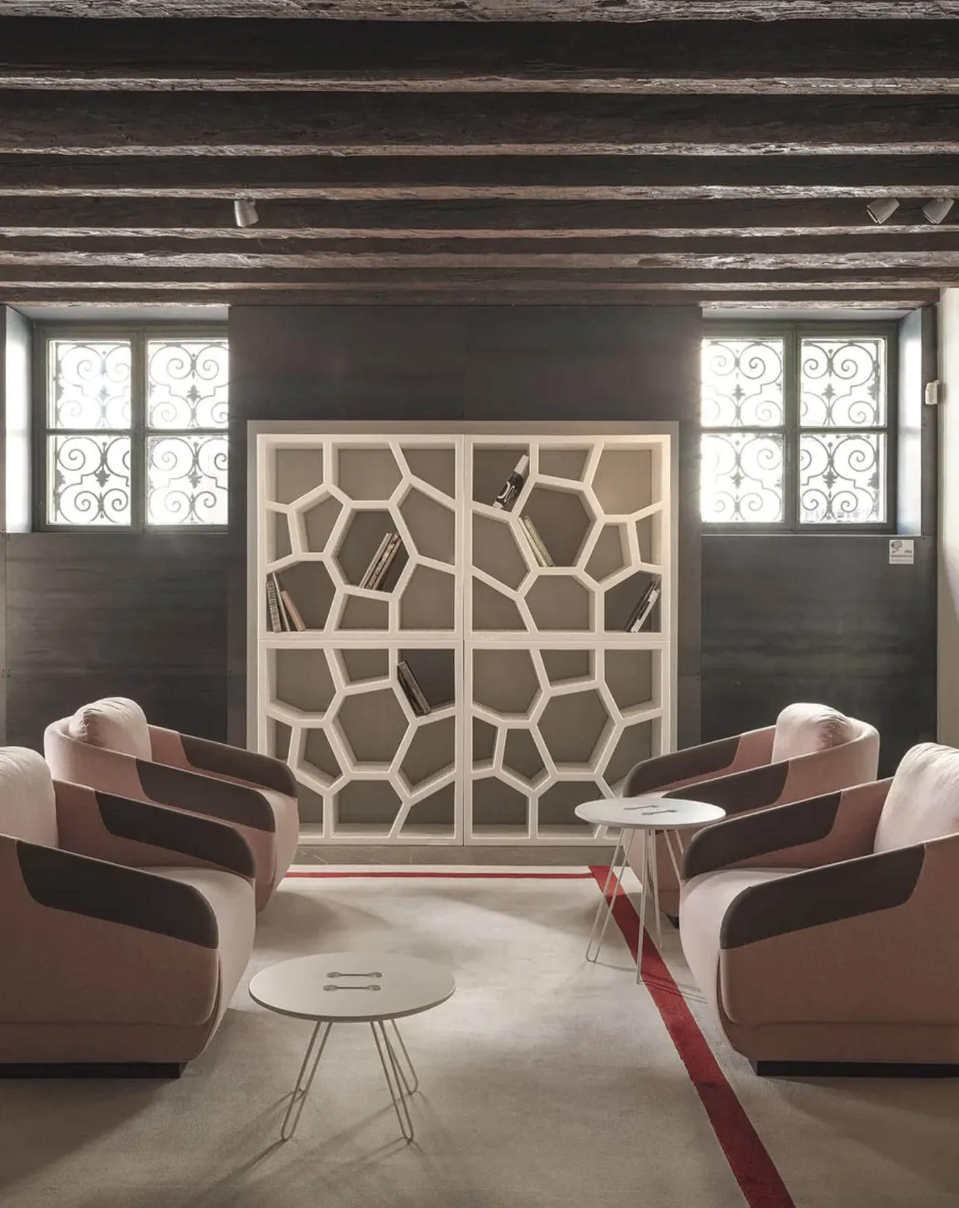 A range of storage solutions: bookcases and shelves