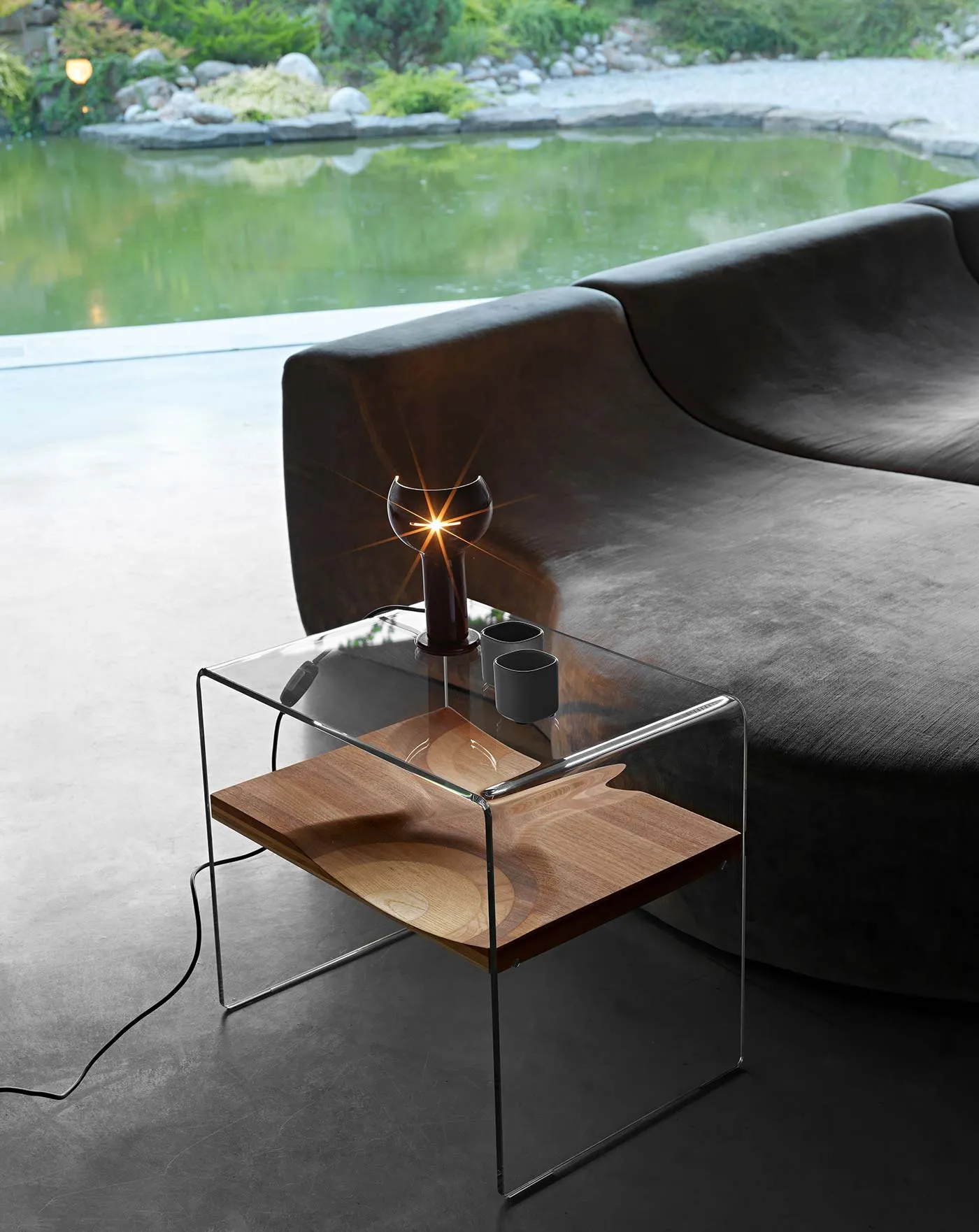 RIPPLES INDOOR solid wood bench by Casamania & Horm