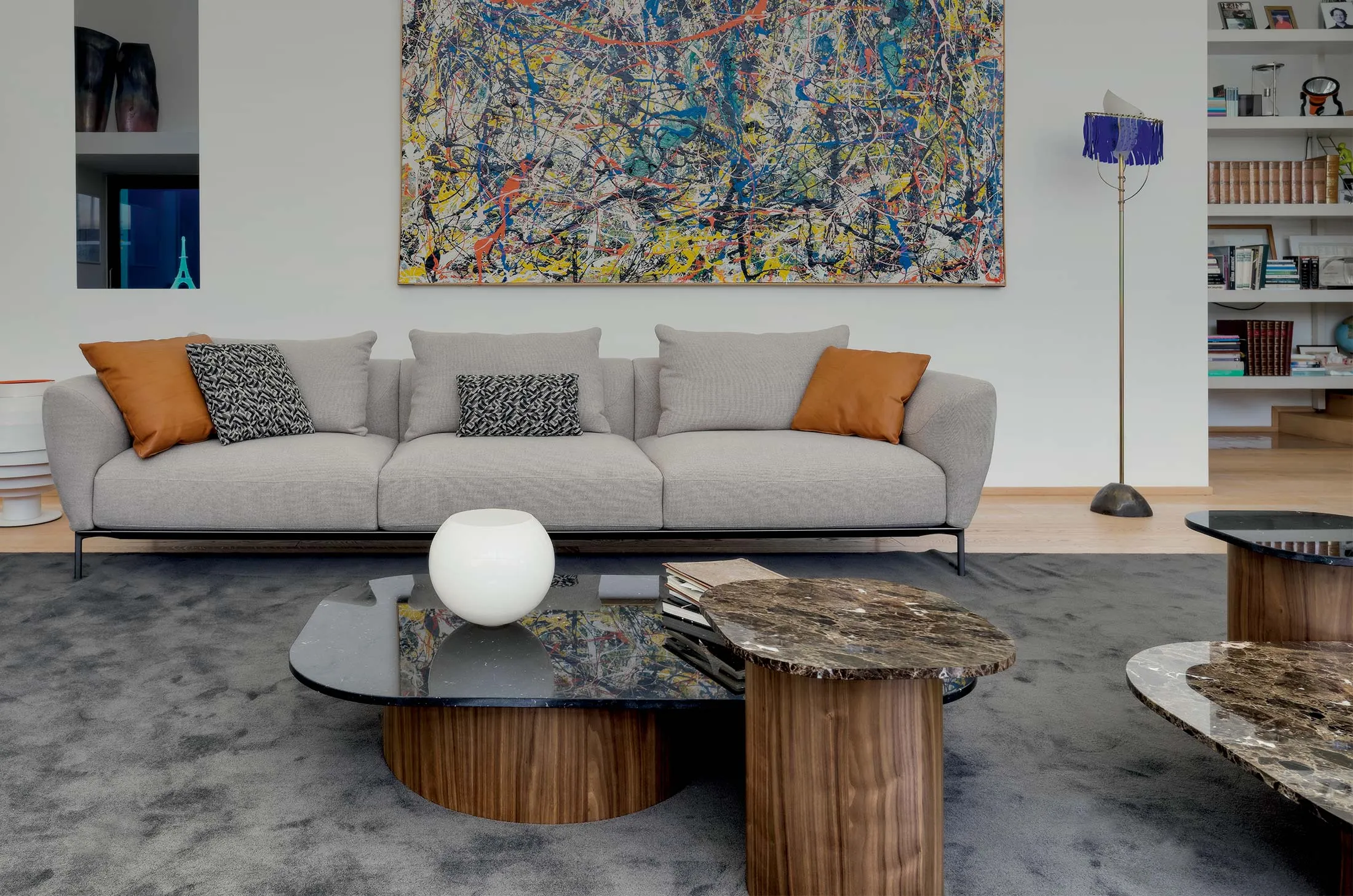 Barbara marble coffee table by Casamania & Horm